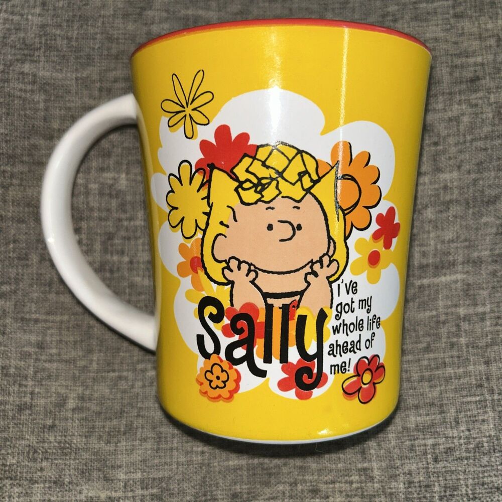 Sally Brown Peanuts Coffee Mug I've Got My Whole Life Ahead Of Me 2011